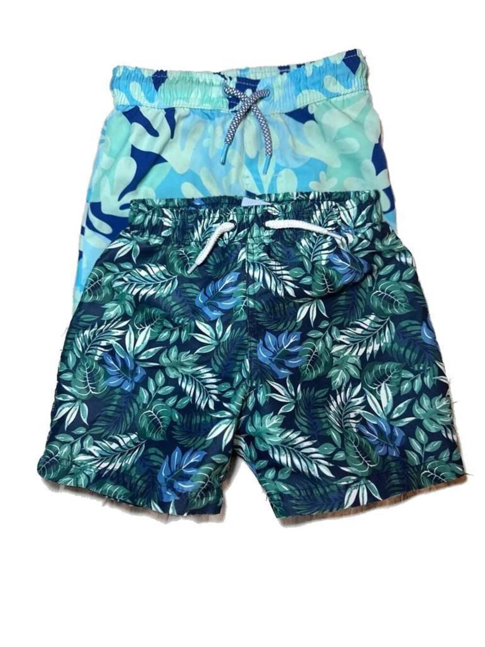 Lot of 2‎ toddler’s Tropical Print Swim Trunks